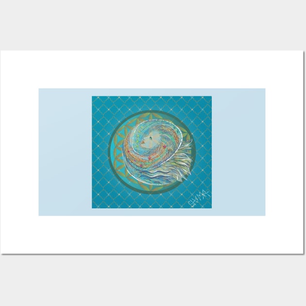 Angel child Aquarius Wall Art by shimaart